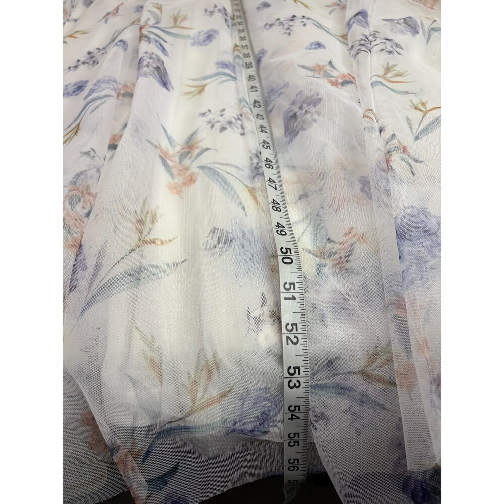 BalticBorn Womens Dress, 2XL, Kamila Tulle Maxi Dress, White Floral, NWT - Picture 7 of 7
